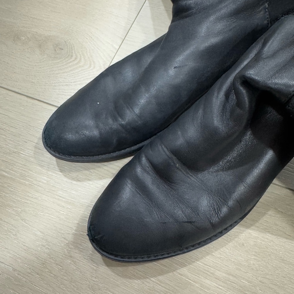 Stuart Weitzman 50/50 leather quilted boots 7.5 - Picture 9 of 12